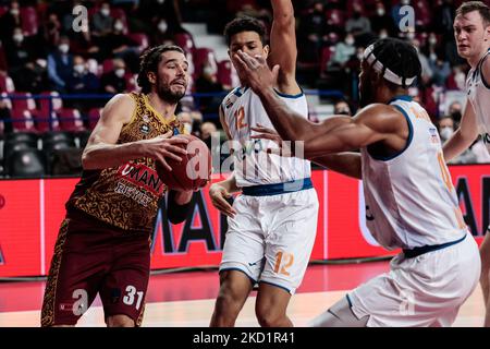 Michele Vitali (Umana Reyer Venezia) pendant le Championnat de basket-ball Eurocup Umana Reyer Venezia contre Ratiopharm Ulm sur 02 février 2022 au Palasport Taliercio à Venise, Italie (photo de Mattia Radoni/LiveMedia/NurPhoto) Banque D'Images