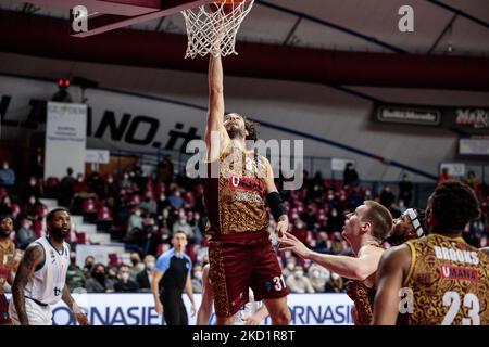 Michele Vitali (Umana Reyer Venezia) pendant le Championnat de basket-ball Eurocup Umana Reyer Venezia contre Ratiopharm Ulm sur 02 février 2022 au Palasport Taliercio à Venise, Italie (photo de Mattia Radoni/LiveMedia/NurPhoto) Banque D'Images