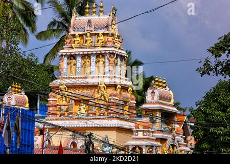 Temple Sri Ujjaini Mahakali Devi à Thiruvananthapuram (Trivandrum), Kerala, Inde. (Photo de Creative Touch Imaging Ltd./NurPhoto) Banque D'Images