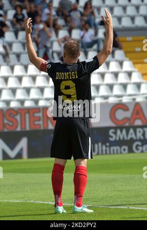 Le capitaine Ascoli Calcio Federico Dionisi, un club de la ligue italienne de football Serie B. (Photo de Riccardo Fabi/NurPhoto) Banque D'Images