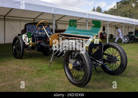 1907 Berliet Curtiss Special «BF 4364» en exposition au salon de l'aéronautique du jour de la course, qui s'est tenu à Shuttleworth le 2nd octobre 2022 Banque D'Images