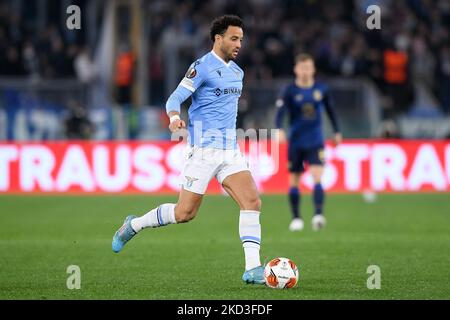 Felipe Anderson de SS Lazio pendant l'UEFA Europa League Knockout Round Play-offs Leg 2 entre SS Lazio et FC Porto au Stadio Olimpico, Rome, Italie, le 24 février 2022. (Photo de Giuseppe Maffia/NurPhoto) Banque D'Images