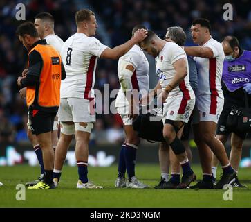 Luke Cowan-Dickie d'Angleterre lors du match Guinness six Nations entre l'Angleterre et le pays de Galles, au stade de Twickenham le 26th février 2022 à Londres, Angleterre (photo par action Foto Sport/NurPhoto) Banque D'Images