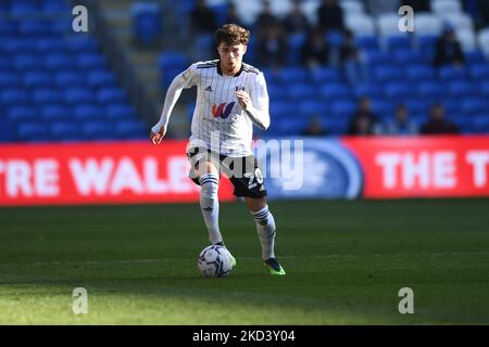 NECO Williams de Fulham lors du match de championnat Sky Bet entre Cardiff City et Fulham au Cardiff City Stadium, Cardiff, le samedi 26th février 2022. (Photo de Jeff Thomas/MI News/NurPhoto) Banque D'Images