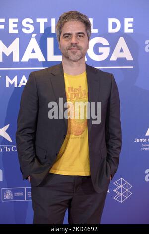 Ernesto Sevilla assiste à la présentation du Festival du film de Malaga 25th à l'hôtel "Rosewood Villa Magna" à Madrid, Espagne (photo de Carlos Dafonte/NurPhoto) Banque D'Images