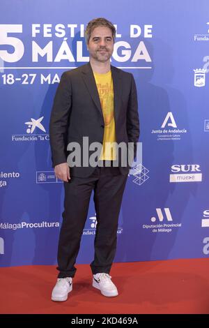 Ernesto Sevilla assiste à la présentation du Festival du film de Malaga 25th à l'hôtel "Rosewood Villa Magna" à Madrid, Espagne (photo de Carlos Dafonte/NurPhoto) Banque D'Images