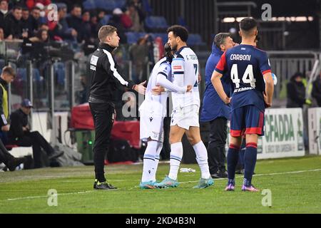 Felipe Anderson du Latium pendant le football italien série D'un match Cagliari Calcio vs SS Lazio sur 05 mars 2022 à l'Unipol Domus à Cagliari, Italie (photo par Luigi Canu/LiveMedia/NurPhoto) Banque D'Images