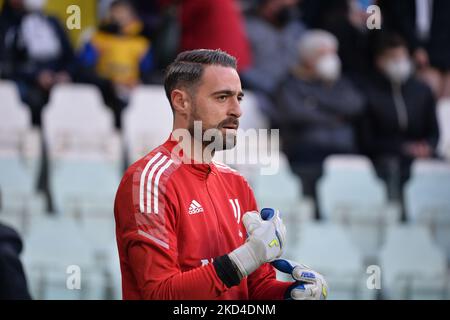 Carlo Pinoglio lors du match de football série A entre Juventus FC et Spezia au stade Allianz, le 6 mars 2022 à Turin, Italie (photo d'Alberto Gandolfo/NurPhoto) Banque D'Images