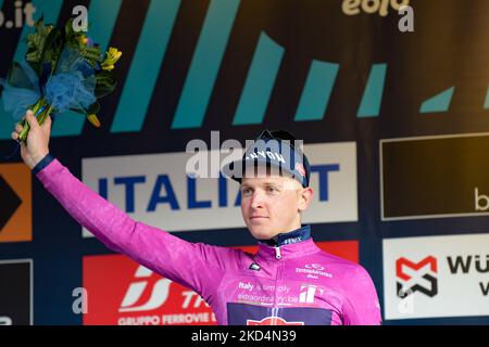 La troisième étape du Tirreno Adriatica de Murlo à Terni, gagnée par Ewan Caleb. À Terni, 9 mars 2022. (Photo de Riccardo Fabi/NurPhoto) Banque D'Images