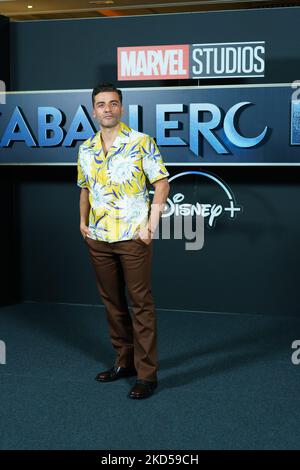 Oscar Isaac lors de la présentation de 'Caballero Luna' sur 16 mars 2022 à Madrid, Espagne. (Photo par Oscar Gonzalez/NurPhoto) Banque D'Images