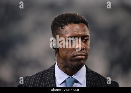 Clarence Seedorf lors du match de football de la Ligue des Champions entre Juventus FC et Villareal au stade Allianz, le 16 mars 2022 à Turin, Italie (photo d'Alberto Gandolfo/NurPhoto) Banque D'Images