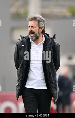 Maurizio Ganz entraîneur (AC Milan) pendant le championnat italien de football League A Women 2021/2022 match entre AS Roma vs AC Milan au stade Tre Fontane le 19 mars 2021. (Photo de Fabrizio Corradetti/LiveMedia/NurPhoto) Banque D'Images