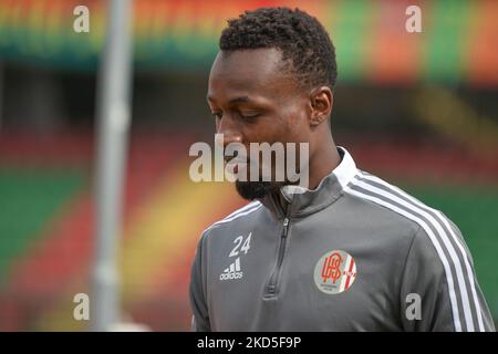 Abou Ba des Etats-Unis Alessandria Calcio lors du match de football de la série B entre Ternana Calcio et les Etats-Unis Alessandria, au Stadio Libero Liberati, le 19 mars 2022, à Terni, Italie (photo d'Alberto Gandolfo/NurPhoto) Banque D'Images