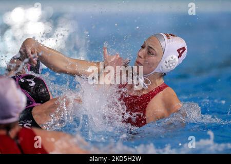 Silvia Avegno (SIS Roma) pendant le match de water-polo italien Coppa Italia SIS Roma vs CSS Verona on 19 mars 2022 au Polo Acquatico Frecciarossa à Rome, Italie (photo de Luigi Mariani/LiveMedia/NurPhoto) Banque D'Images