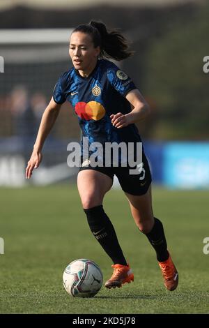 ELIN Landstrom (FC Internazionale) en action pendant le football italien série A Women Match Inter - FC Internazionale vs UC Sampdoria on 20 mars 2022 au Suning Centre de Milan, Italie (photo de Francesco Scaccianoce/LiveMedia/NurPhoto) Banque D'Images