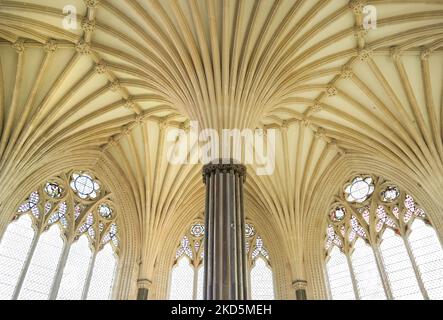 La cathédrale de Wells, en Angleterre Banque D'Images