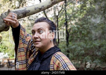 Camilla Läckberg (Jean Edith Camilla Läckberg Eriksson), auteur suédois du crime, lors de la présentation de la traduction catalane de son roman "le mentaliste" , à Barcelone, Catalogne, Espagne sur 22 mars 2022 (photo d'Albert Llop/NurPhoto) Banque D'Images