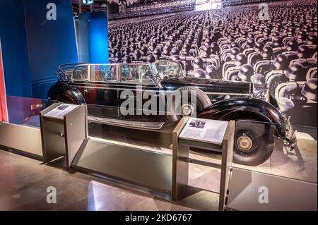 Ottawa (Ontario) - 20 octobre 2022 : expositions à l'intérieur du Musée canadien de la guerre à Ottawa. Banque D'Images