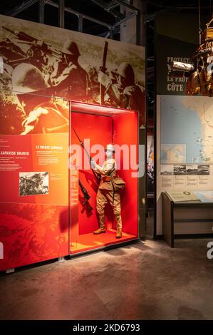 Ottawa (Ontario) - 20 octobre 2022 : expositions à l'intérieur du Musée canadien de la guerre à Ottawa. Banque D'Images