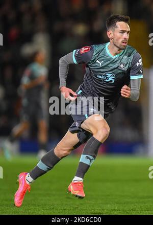 Cleethorpes, Royaume-Uni. 05th novembre 2022. Plymouth Argyle avance Ryan Hardie (9) lors de la coupe Emirates FA First Round Match Grimsby Town vs Plymouth Argyle à Blundell Park, Cleethorpes, Royaume-Uni, 5th novembre 2022 (photo de Stanley Kasala/News Images) à Cleethorpes, Royaume-Uni, le 11/5/2022. (Photo de Stanley Kasala/News Images/Sipa USA) crédit: SIPA USA/Alay Live News Banque D'Images