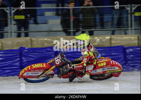 . Jasper Iwema en action pendant le ROLOEF THIJS BOKAAL à Ice Rink Thialf, Heerenveen le vendredi 1st avril 2022. (Photo de Ian Charles/MI News/NurPhoto) Banque D'Images