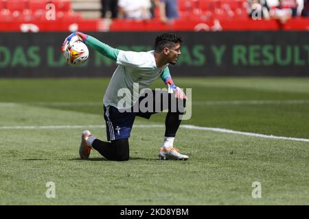 Matias Dituro, de RC Celta pendant le match de la Liga entre Grenade CF et RC Celta de Vigo au stade Nuevo Los Carmenes sur 01 mai 2022 à Grenade, Espagne. (Photo par Ãlex Cámara/NurPhoto) Banque D'Images