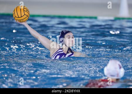 Rosa Rogondino (Bogliasco 1951) pendant le Waterpolo Italien série A1 femmes quart de match finales - SIS Roma vs Bogliasco sur 01 mai 2022 à la Polo Acquatico Frecciarossa à Roma, Italie (photo par Luigi Mariani/LiveMedia/NurPhoto) Banque D'Images