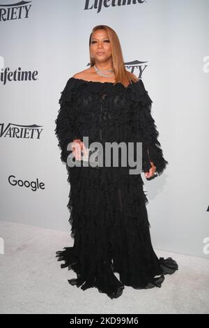 NEW YORK, NEW YORK - 05 MAI : la reine Latifah assiste à l'événement « pouvoir des femmes : New York » de Variety 2022 présenté par Lifetime au Glasshouse on 05 mai 2022 à New York. (Photo de John Nacion/NurPhoto) Banque D'Images