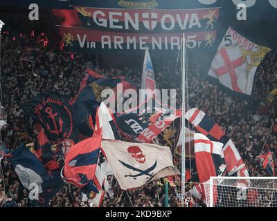 Le public pendant la série Un match entre Gênes et Juventus, à Gênes, sur 6 mai 2022 (photo de Loris Roselli/NurPhoto). (Photo de Loris Roselli/NurPhoto) Banque D'Images