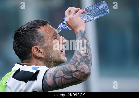 Federico Bernardeschi du FC Juventus pendant la série Un match entre Gênes CFC et FC Juventus sur 6 mai 2022 à Gênes, Italie. (Photo de Giuseppe Maffia/NurPhoto) Banque D'Images