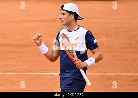 Francesco Passaro (ITA) lors du premier tour contre Cristian grain (CHI) du Maître ATP 1000 Internazionali BNL d'Italia Tournament à Foro Italico on 8 mai 2022 (photo de Fabrizio Corradetti/LiveMedia/NurPhoto) Banque D'Images