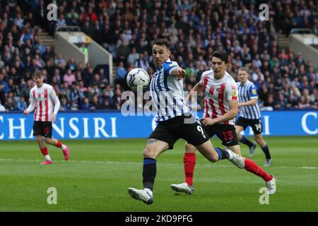 SHEFFIELD, ROYAUME-UNI. MAI 9th Lee Gregory de Sheffield mercredi pendant la Sky Bet League 1Play Off demi-finale 2nd Leg entre Sheffield mercredi et Sunderland à Hillsborough, Sheffield, le lundi 9th mai 2022. (Photo de Mark Fletcher/MI News/NurPhoto) Banque D'Images