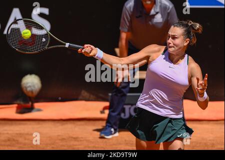 Arena Sabalenka (BLR) lors des quarts de finale contre Amanda Anisimova (Etats-Unis) du tournoi WTA Master 1000 Internazionali BNL d'Italia au Foro Italico on 13 mai 2022 (photo de Fabrizio Corradetti/LiveMedia/NurPhoto) Banque D'Images