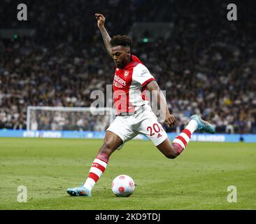 Nuno Tavares d'Arsenal lors de la première ligue entre Tottenham Hotspur et Arsenal au stade Tottenham Hotspur , Londres, Angleterre, le 12th mai 2022 (photo par action Foto Sport/NurPhoto) Banque D'Images