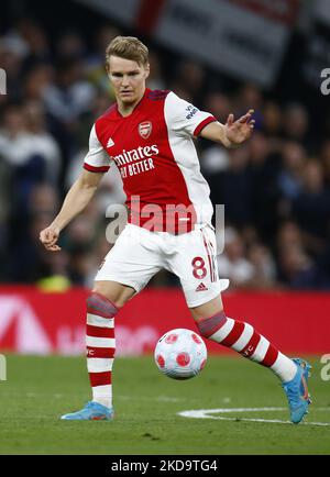LONDRES, Angleterre - MAI 12:Martin Odegaard d'Arsenal pendant la première ligue entre Tottenham Hotspur et Arsenal au stade Tottenham Hotspur, Londres, Angleterre le 12th mai 2022 (photo par action Foto Sport/NurPhoto) Banque D'Images