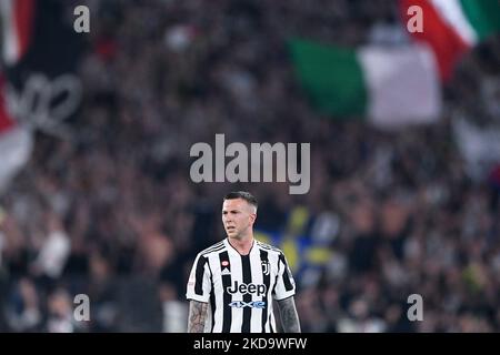 Federico Bernardeschi, du FC Juventus, se penche sur le match de finale de la coppa italienne entre le FC Juventus et le FC Internazionale sur 11 mai 2022 à Rome, en Italie. (Photo de Giuseppe Maffia/NurPhoto) Banque D'Images