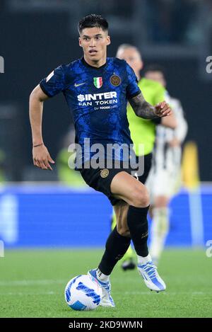 Joaquin Correa du FC Internazionale lors du match de finale de la coppa italienne entre le FC Juventus et le FC Internazionale sur 11 mai 2022 à Rome, Italie. (Photo de Giuseppe Maffia/NurPhoto) Banque D'Images