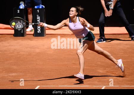 Arena Sabalenka (BLR) lors des quarts de finale contre Amanda Anisimova (Etats-Unis) du tournoi WTA Master 1000 Internazionali BNL d'Italia au Foro Italico on 13 mai 2022 (photo de Fabrizio Corradetti/LiveMedia/NurPhoto) Banque D'Images