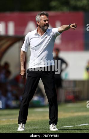 Maurizio Ganz (AC Milan) gestes pendant le football italien série A Women Match AC Milan vs Juventus FC sur 14 mai 2022 au stade Vismara à Milan, Italie (photo de Francesco Scaccianoce/LiveMedia/NurPhoto) Banque D'Images