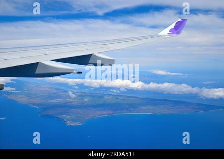 L'aéroport d'Honolulu est la base de Hawaiian Airlines, Oahu HI Banque D'Images