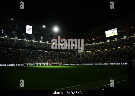 Une vue générale du stade Allianz lors du match d'adieu Giorgio Chiellini lors du match de football Serie A entre Juventus FC et SS Lazio au stade Allianz, le 17 mai 2022 à Turin, Italie (photo d'Alberto Gandolfo/NurPhoto) Banque D'Images