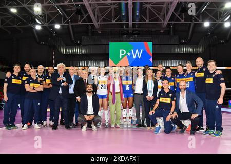 Cérémonie d'ouverture de Pala Wanny au cours de l'événement cérémonie d'ouverture de Pala Wanny sur 19 mai 2022 au Pala Wanny à Florence, Italie (photo de Lisa Guglielmi/LiveMedia/NurPhoto) Banque D'Images