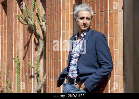 L'historien et écrivain français Ivan Jablonka pose lors de sa visite à Barcelone, à Barcelone, en Catalogne, en Espagne, sur 20 mai, 2022 (photo par Albert Llop/NurPhoto) Banque D'Images