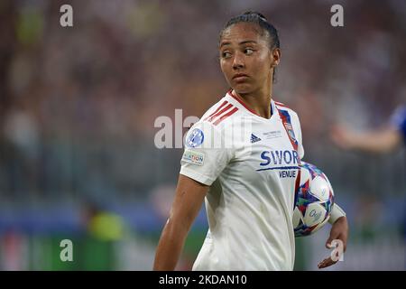 Selma Bacha de l'Olympique Lyonnais avec le ballon lors du match final de l'UEFA Women's Champions League entre le FC Barcelone et l'Olympique Lyonnais au stade Juventus sur 21 mai 2022 à Turin, Italie. (Photo de Jose Breton/Pics action/NurPhoto) Banque D'Images