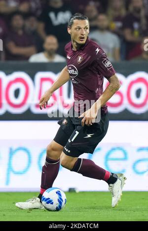 Milan Djuric de l'US Salerntana 1919 pendant la série Un match entre l'US Salerntana 1919 et Udinese Calcio sur 22 mai 2022 à Salerno, Italie. (Photo de Giuseppe Maffia/NurPhoto) Banque D'Images