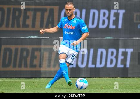 Stanislav Lobotka de Naples pendant le football italien série A match Spezia Calcio contre SSC Napoli sur 22 mai 2022 au stade Alberto Picco de la Spezia, Italie (photo de Cucco Ricucchi/LiveMedia/NurPhoto) Banque D'Images