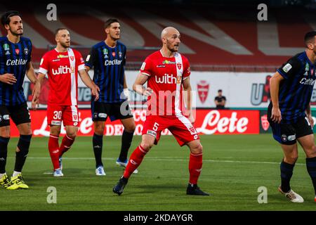 Luca Caldirola en action pendant le match de football italien série B Jouez - AC Monza vs AC Pise sur 26 mai 2022 au stade U-Power de Monza, Italie (photo de Mairo Cinquetti/NurPhoto) Banque D'Images