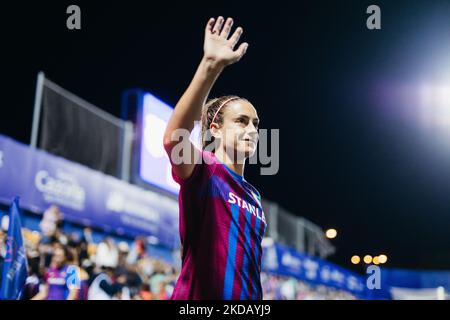 Alexia Putellas du FC Barcelone en action pendant la demi finale de la coupe des femmes espagnoles 2, Copa de la Reina, match de football joué entre le FC Barcelone et Real Madrid sur 25 mai 2022, à Alcorcon, Madrid Espagne. (Photo de Jon Imanol Reino/NurPhoto) Banque D'Images