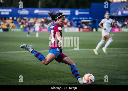 Aitana Bonmatí du FC Barcelone en action pendant la coupe d'Espagne des femmes demi-finales 2, Copa de la Reina, match de football joué entre le FC Barcelone et Real Madrid sur 25 mai 2022, à Alcorcon, Madrid Espagne. (Photo de Jon Imanol Reino/NurPhoto) Banque D'Images