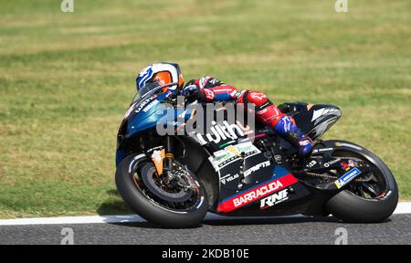 #4 Andrea DOVIZIOSO (WithU Yamaha RNF MotoGPâ„′ Team) pendant le Championnat du monde MotoGP Gran Premio dâ€™Italia Oakley Free Practice MotoGP sur 27 mai 2022 au circuit international de Mugello à Mugello, Italie (photo de Valerio Origo/LiveMedia/NurPhoto) Banque D'Images